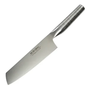 Global G-45 7” Professional Japanese Vegetable Knife – Ultra-Sharp Cromova Stainless Steel, Lightweight Precision Blade