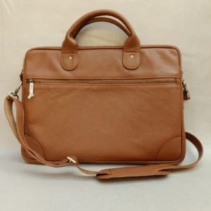 Slim Cow Leather Laptop Bag