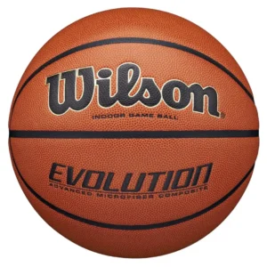 Wilson Evolution 29.5” Official Indoor Basketball – Pro-Level Composite Leather Game Ball