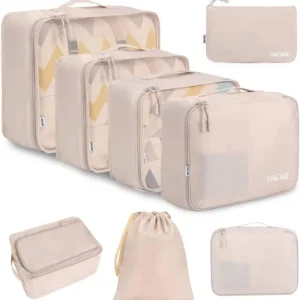 BAGAIL 8-Set Packing Cubes – Premium Luggage Packing Organizers